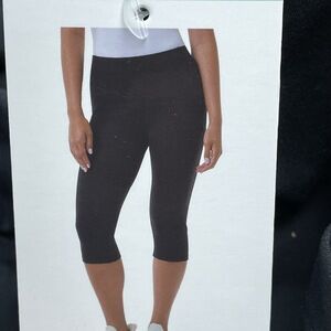 32 Degrees Women's XL Cropped Legging Black e1282